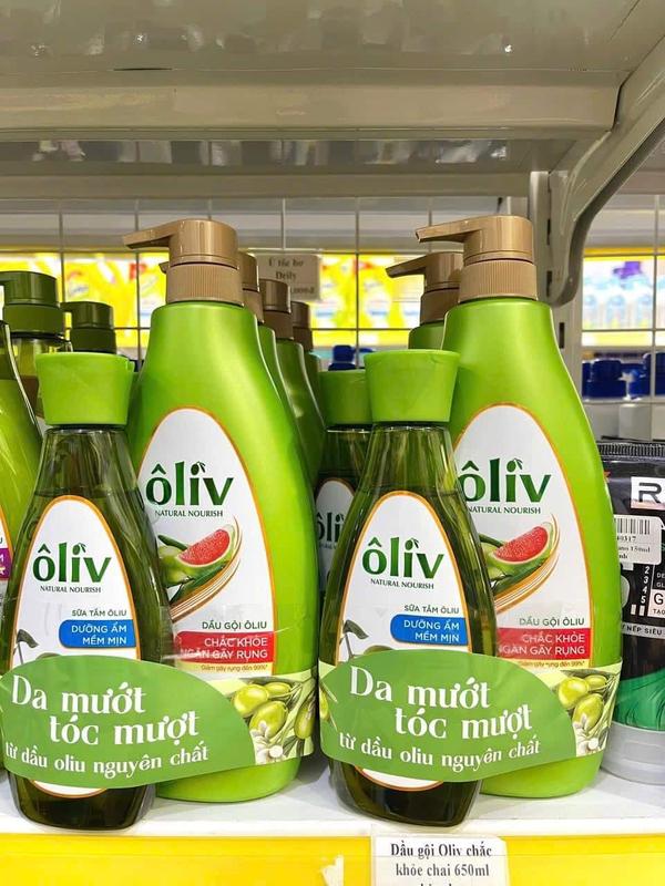 Dầu Gội Dưỡng Tóc Oliv 650ml tặng kèm sữa tắm tùy loại 250ml 1