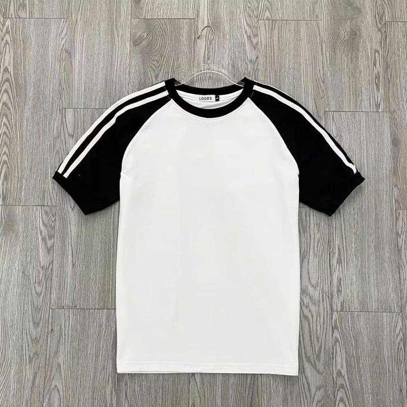 Product Introduction of Áo Thun Cổ Tròn ĐEN TRẮNG Tay Ngắn Vải 100% Cotton Co Giãn 4 Chiều 5