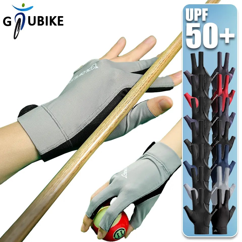 Găng Tay Bida, GTUBIKE, 1 Mảnh, Trái / Phải, Thời Trang, Thể Thao, Chất Liệu Silicon Thoáng Khí, Chống Trượt, Thiết Kế Hở 3 Ngón Tay Nam