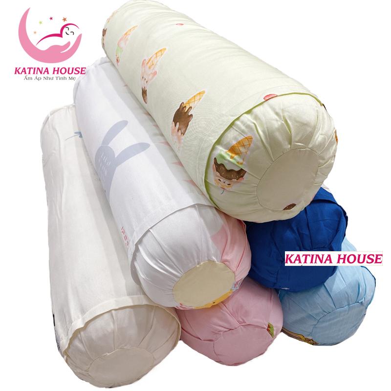 Bộ gối nằm gối ôm cho bé Katina House, gòn lông vũ nhân tạo vải tencel mềm thoáng mát 3