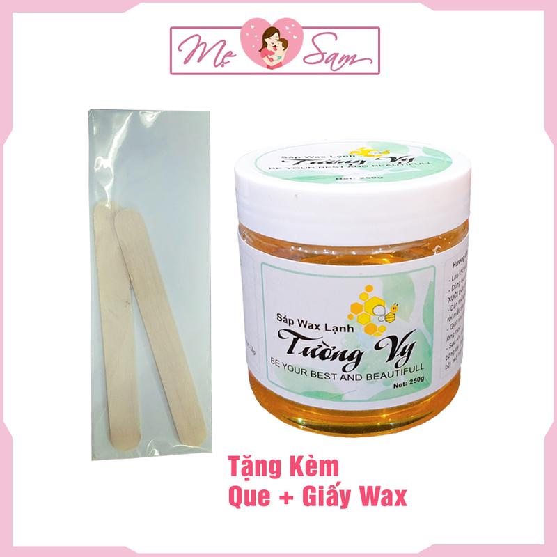  Sáp wax lông veo Tường Vy 250gr ,wax lạnh tẩy lông tận gốc triệt lông dùng cho lông tay,lông chân,ria mép,râu,ngực,tẩy lông bikini 
