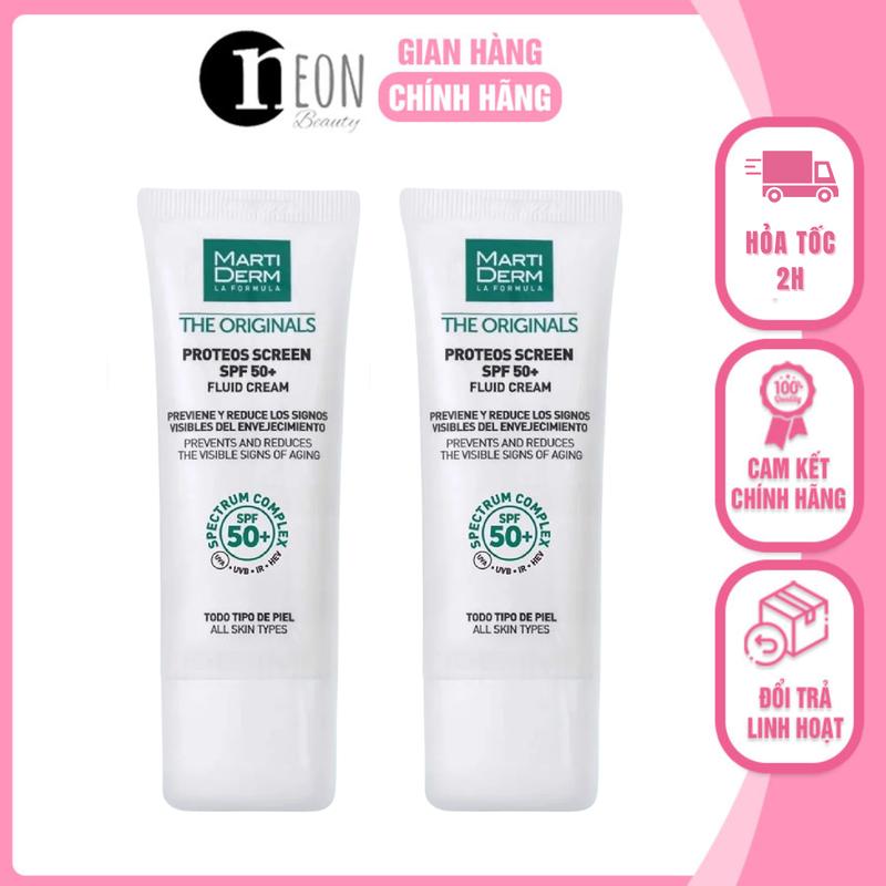 DEAL TRINH MEOW - [HÀNG CTY] COMBO 2 tuýp Kem Chống Nắng MartiDerm The Originals Proteos Screen SPF50+