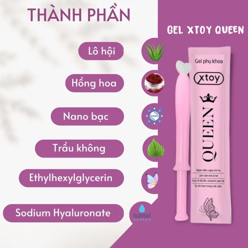 Dung dịch vệ sinh phụ nữ đũa thần inner XTOY QUEEN, vệ sinh vùng kín an toàn, tiện lợi 5