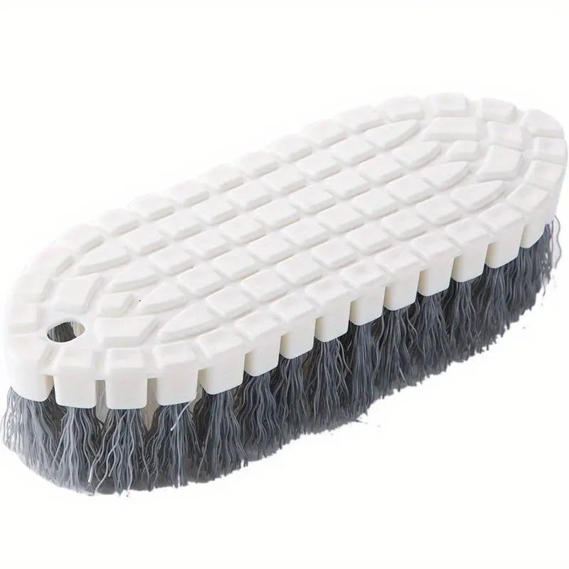 Curved Cleaning Brush, 1 Count Multifunctional Cleaning Brush, Bathroom Tile Brush, Kitchen Faucet Corner Brush, Cleaning Tool for Home Bathroom Kitchen 4