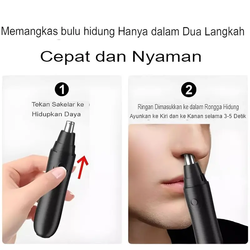 Pabrik Electric Nose Trimmer Alat Cukur Bulu Hidung Telinga Serbaguna Pembersih Bulu Hidung Pencukur Bulu Hidung 2