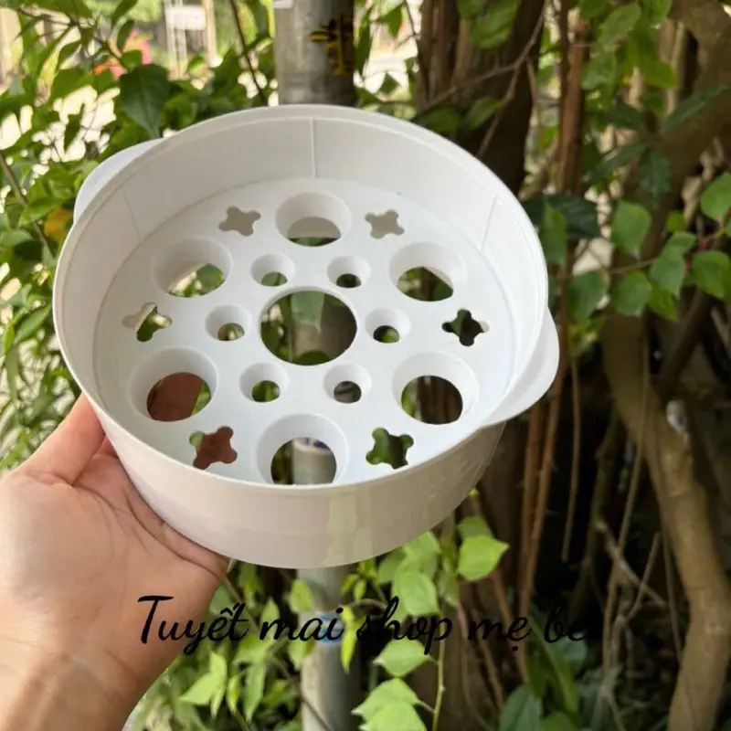 Xửng hấp bộ nồi nấu cháo chậm 1L Baboo Gooby