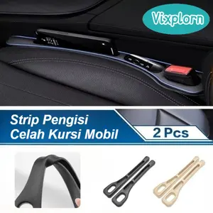 Car Seat Gap Filler Strips Pembatas Celah Tempat Duduk Kursi Mobil Pengisi Celah Jok Anti Bocor Strip Pengisi Celah Kursi Mobil Universal Aksesoris Interior Mobil