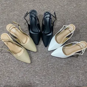 Hanayaka Mules Wanita Amber Hak Lancip 5cm Pointed Toe