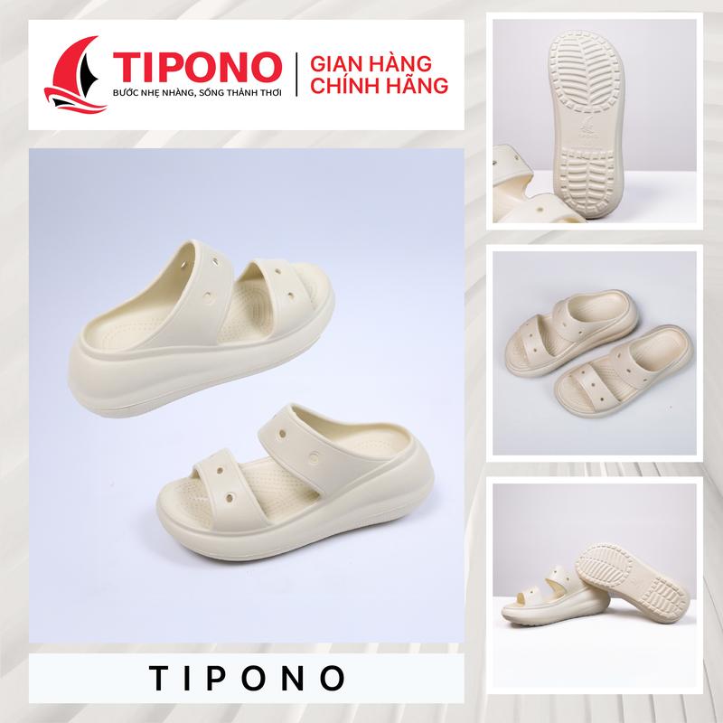 (CHƯA KÈM CHARM) Dép Hai Quai TIPONO Đế Cao - Dép Nữ Êm Đế 7cm Chất Liệu EVA Mềm Nhẹ  DéP Cao Su - LM19 Shoes Jean GiàY Caro Women