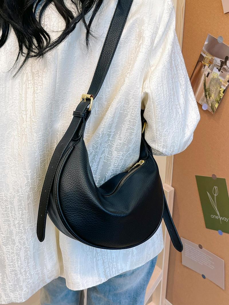 Product Introduction of Fashion Colorblock Underarm Bag, Large Capacity Commuter Bag, Trendy Versatile High-quality Daily Commuting Bag, Girl Fashionable Shopping Bag 8