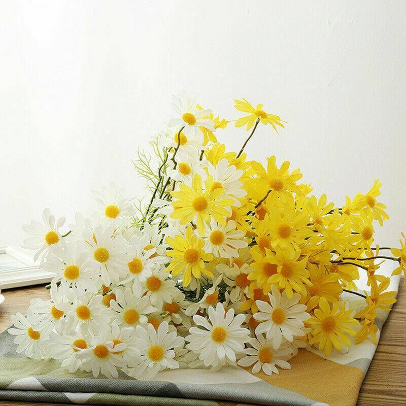 Artificial Silk Daisy Flowers Bouquet Wedding Xmas Party Home Coffee Shop Decor 4