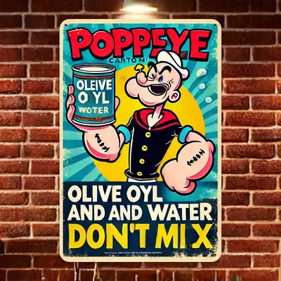 Popeye 8x12 Metal Wall Garage sold