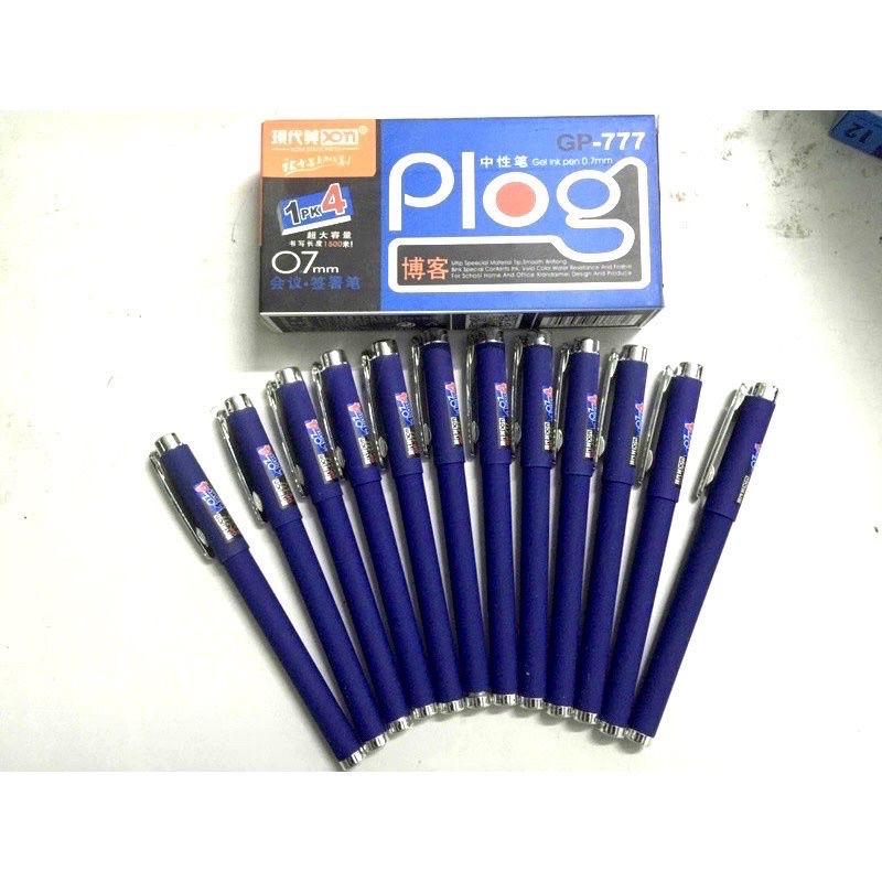 BÚT BI NƯỚC Plog GP-777 1.0 mm. NÉT MỰC TO ĐẬM TRƠN PHÙ HỢP CHO NGƯỜI GIÀ HOẶC ĐÁNH DÁU