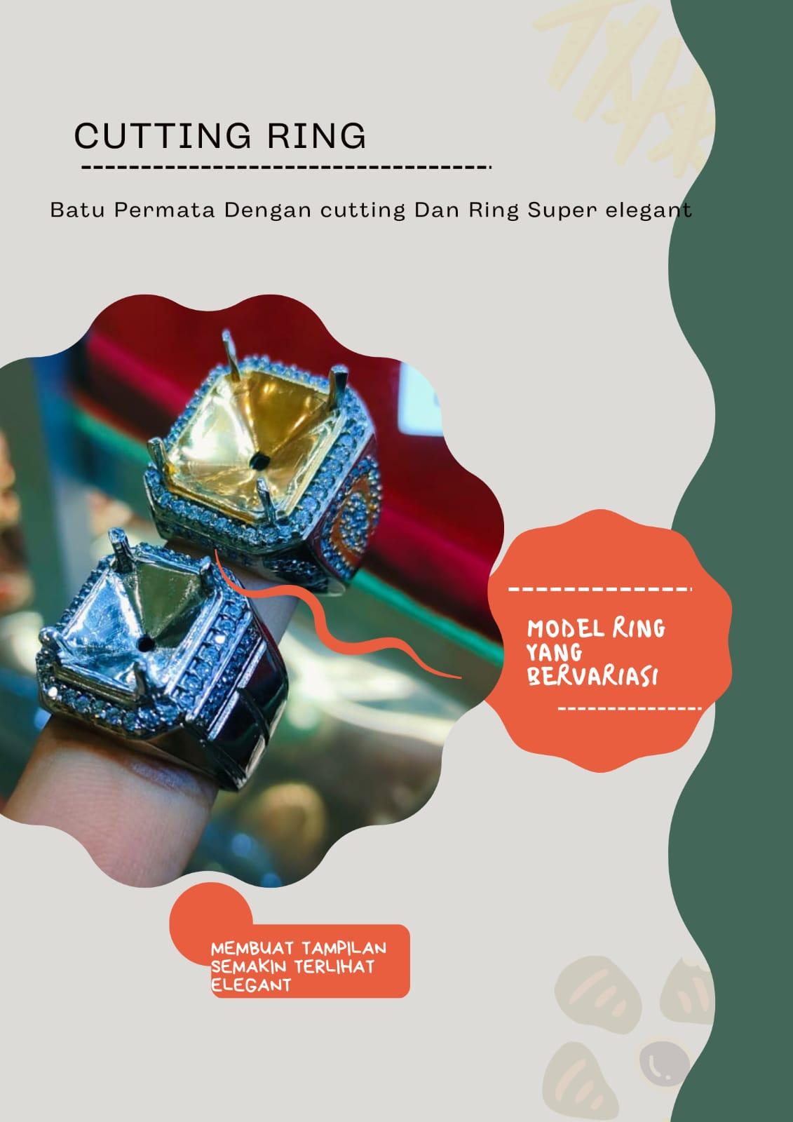 GRIYA PERMATA_ Khusus Live (Barang Sesuai Deal Live) Cincin Permata Perempuan Laki-laki