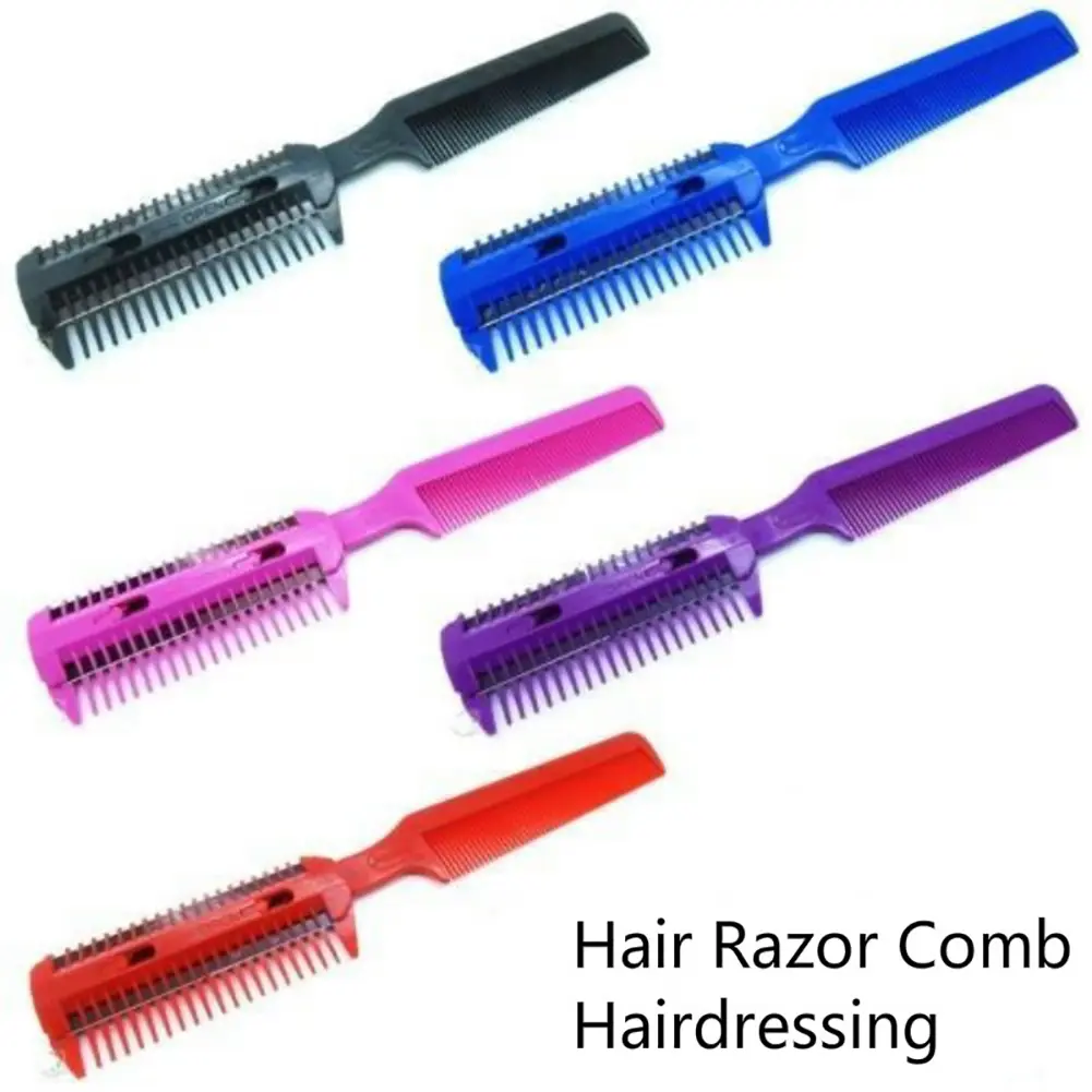Louterh Hair Razor Comb Hairdressing Thinning Trimmer Home Professional Styling Tool