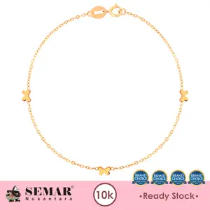 Gelang Emas Dainty Sweet Coquette Gold 10K Semar Nusantara