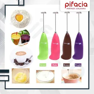 PIFACIA Hand Mixer Whisker Blender Mini Kopi Susu Telur Elektrik