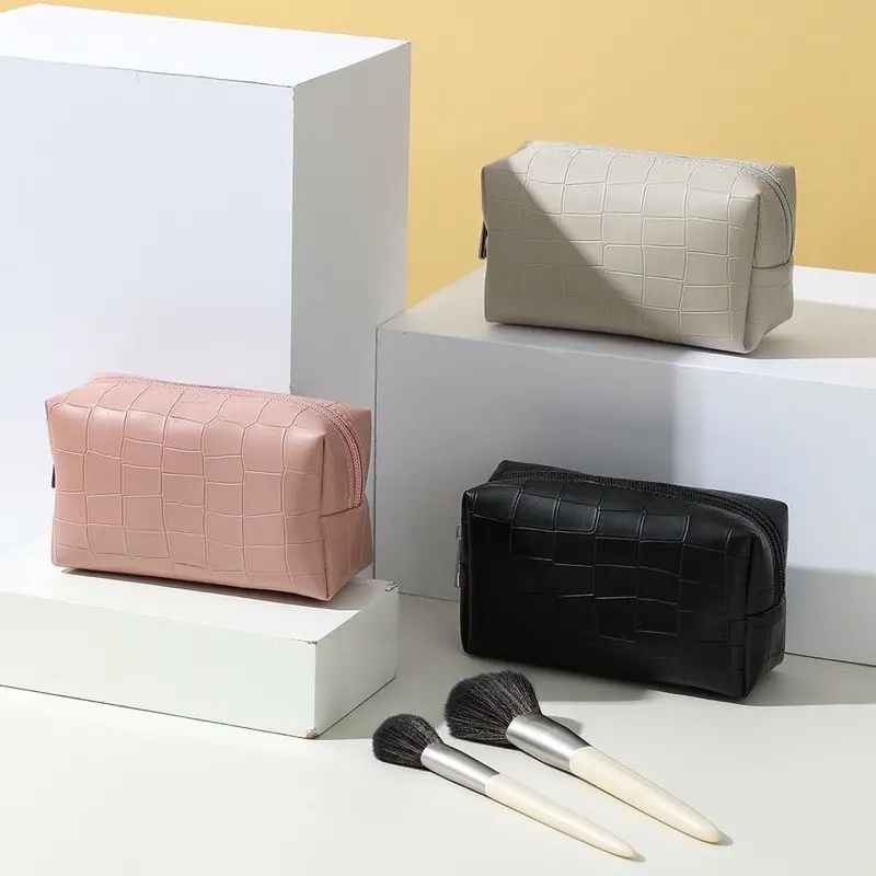 MARIONE - Dompet Kosmetik bahan croco TRIAN Tempat Kosmetik Cantik Kulit 5