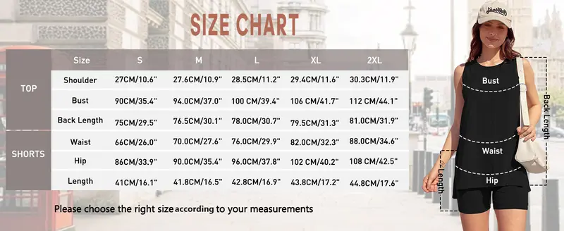 Product Introduction of Yousify Women's Summer 2 Piece Outfits Sleeveless High Low Spilt Hem Tank Top Biker Shorts Sets Lounge Set Tracksuit 11