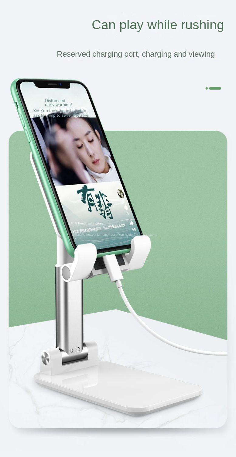Product Introduction of Giá Chân Đế Điện Thoại Di Động Đa Chức Năng, Nâng Và Gấp, Thích Hợp Cho Máy Tính Để Bàn, Giá Đỡ Hỗ Trợ Phát Sóng Trực Tiếp Và Xem Phim, Thích Hợp Cho Sinh Viên Ký Túc Xá, Kiểu Thông Dụng 9