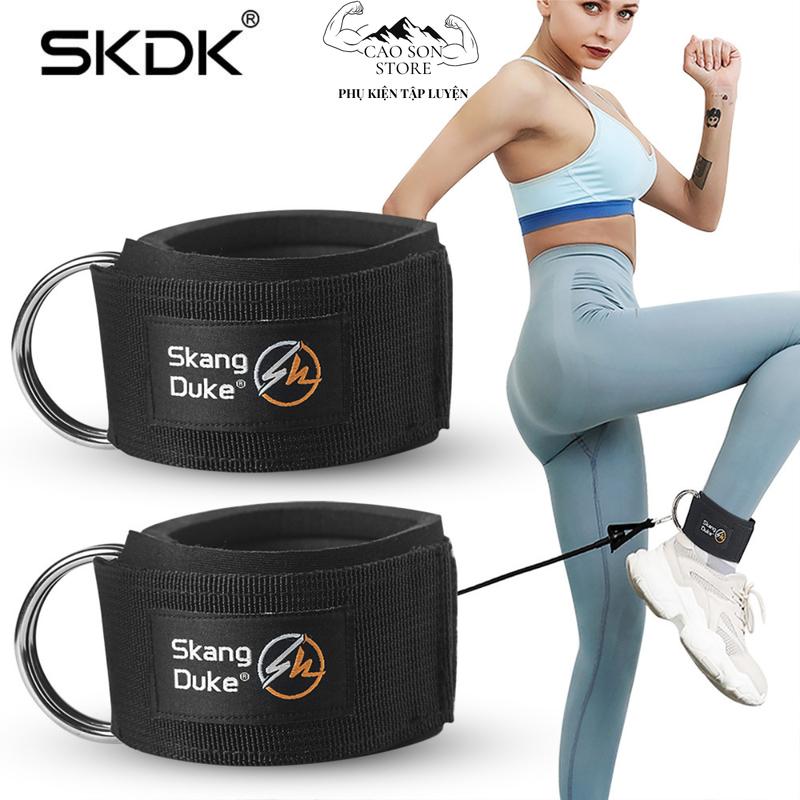 Cuốn Cổ Chân 2 Vòng Móc Cáp Đệm Lót Dày HJ026 Tập Chân Máy Cáp Skang Duke SKDK Kháng Lực 1