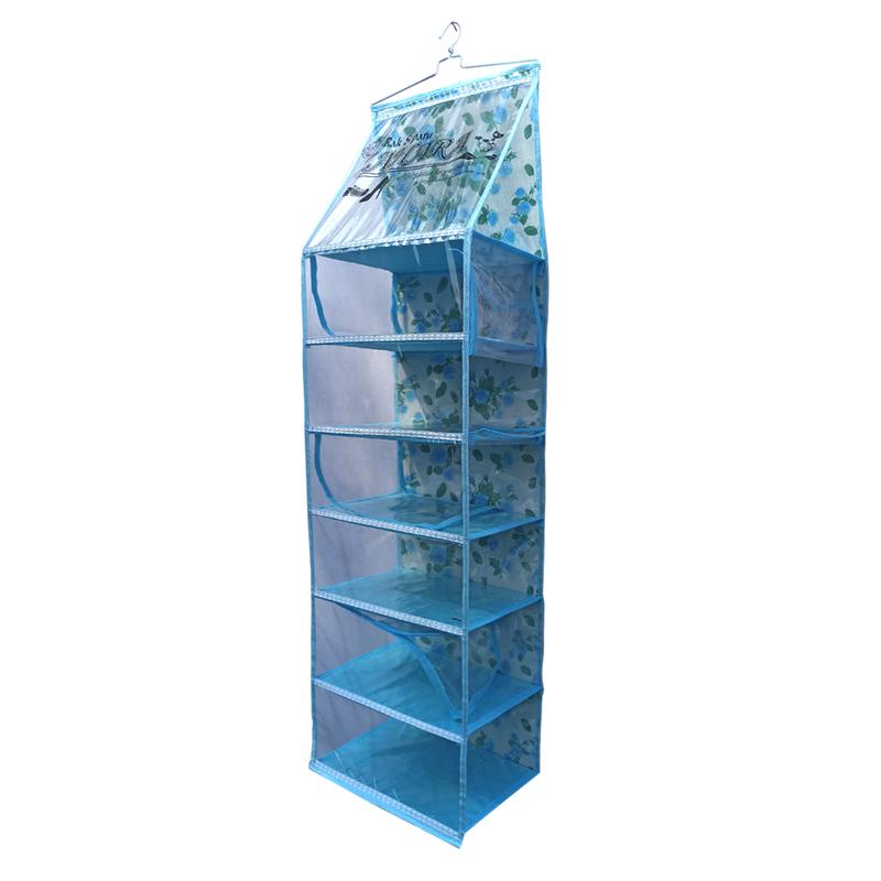 HSO / Hanging Shoes Organizer Rak Sepatu Gantung Zahara Biru Muda berat 1 kg 1 pcs diPaku Pake hanger 0