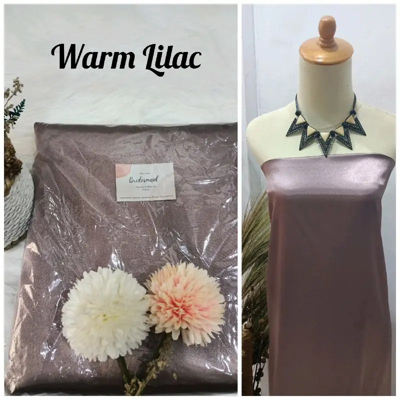 3 Meter Kain Satin Kilap Max Premium Jakarta Saten Bridesmaid Grosir Murah dan Bagus grosir kain satin meteran Bisa Dicuci bukan Jilbab 7