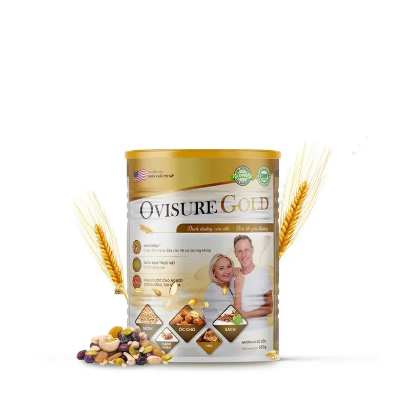 Sữa Ovisure Gold 650g - sữa hạt thuần chay 1 hộp