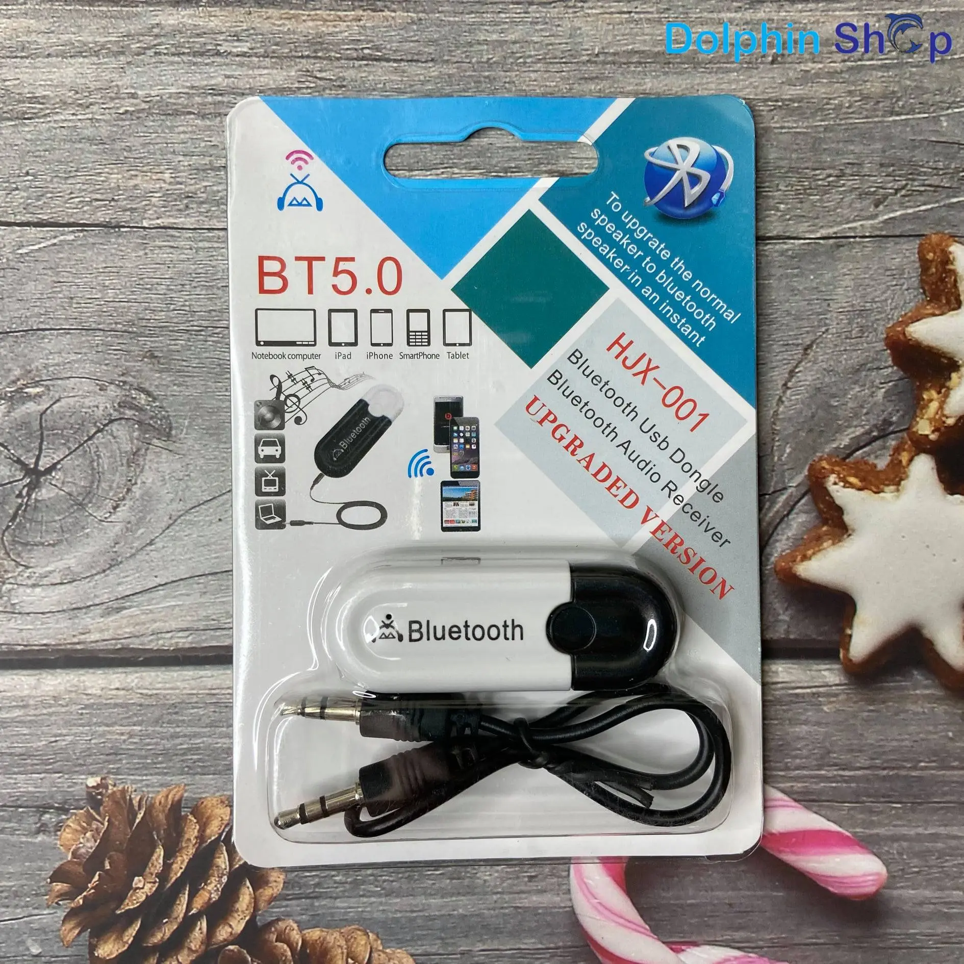 Usb Bluetooth Dongle HJX-001 Biến Loa Thường Thành Loa Bluetooth