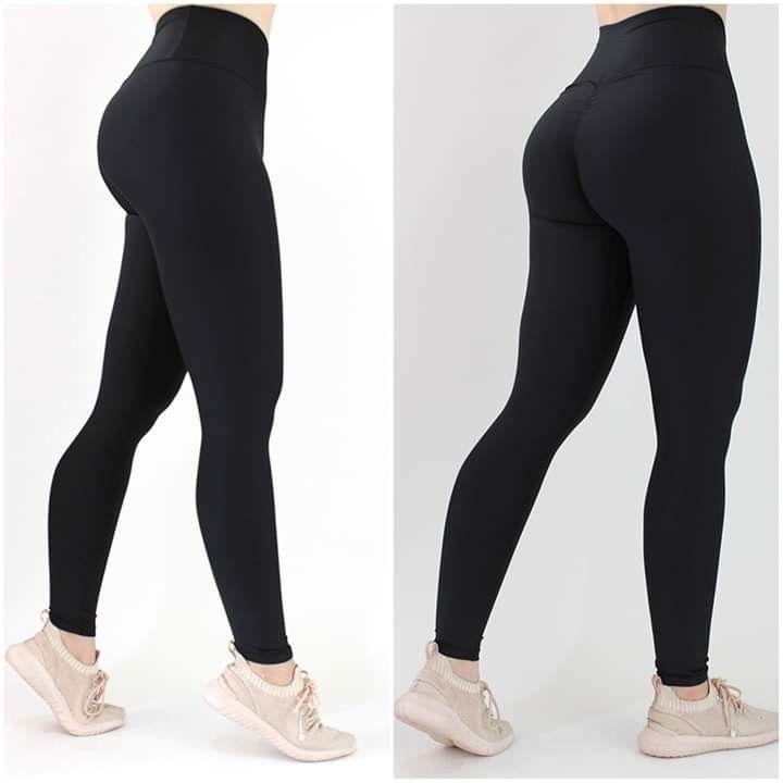 PASTELINK - LEGGING HITAM FULL COTTON!! 1