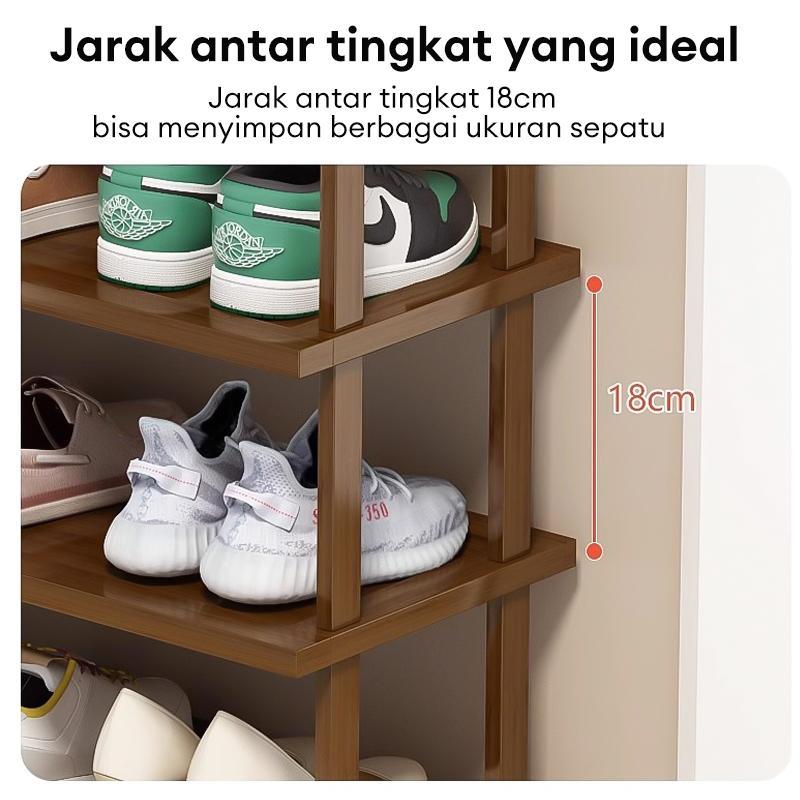 LACCOHUG Rak Sepatu Susun Kayu 65cm Rak Sepatu Minimalis Rak Sepatu Rumah Rak Sepatu Kayu Berdiri Aesthetic LACCOHUG Rak Sepatu Susun Kayu 65cm Rak Sepatu Minimalis Rak Sepatu Rumah Rak Sepatu Kayu Berdiri Aesthetic