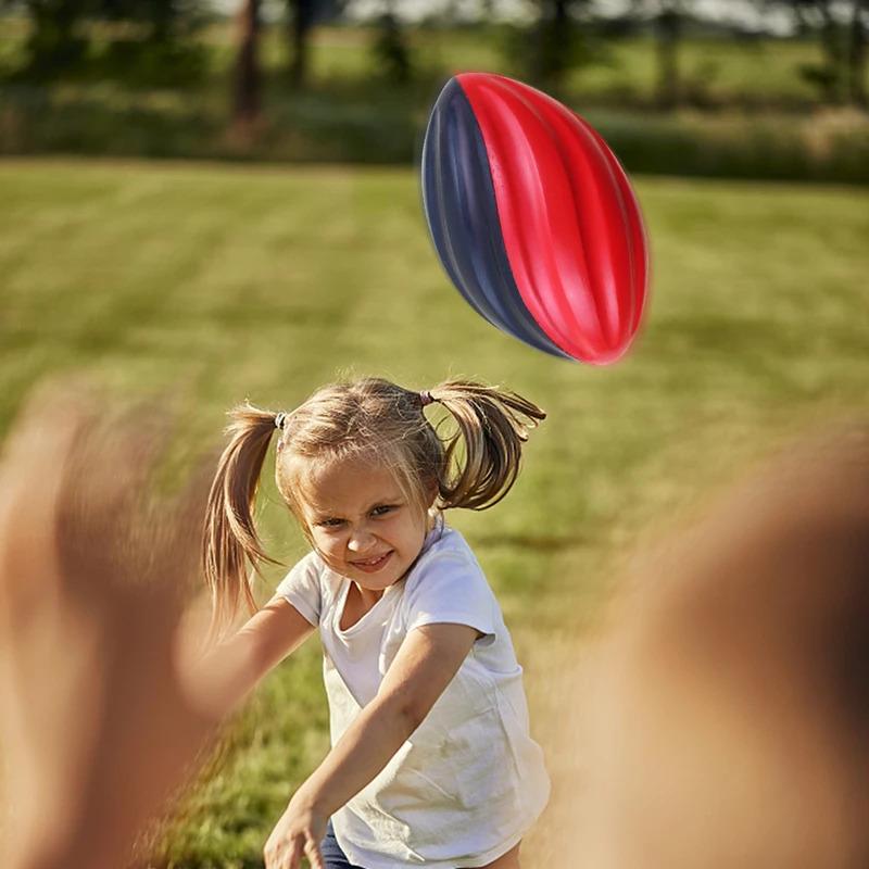 Reusable Rugby Rugby Ball  Toss & Kick Practice Slow Rebound Spiral Rugby Ball Indoor Or Outdoor Use For Training for Kids 2