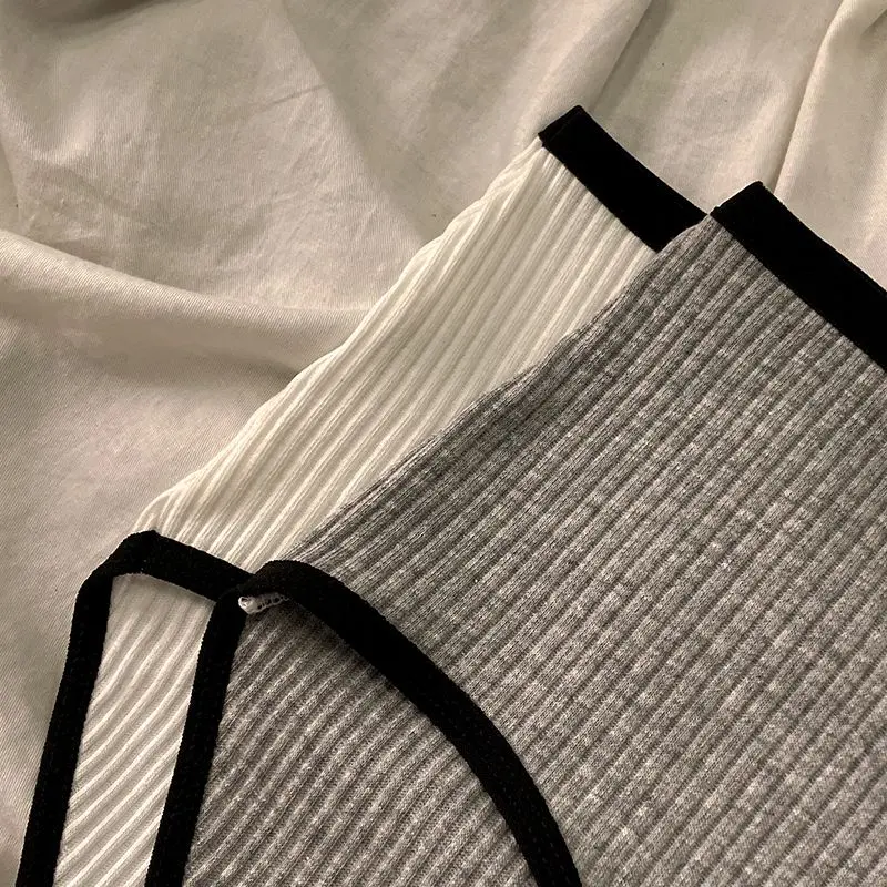 Quần Định Hình Bụng Và Cạp Cao, Dành Cho Nữ, Được Làm Bằng Cotton Nguyên Chất, Thiết Kế Không Đường May, Gợi Cảm Và Cỡ Lớn, Quần Legging Thoải Mái, Có Màu Đen, Xám Và Trắng Có Sẵn Women Thun ÁO 5