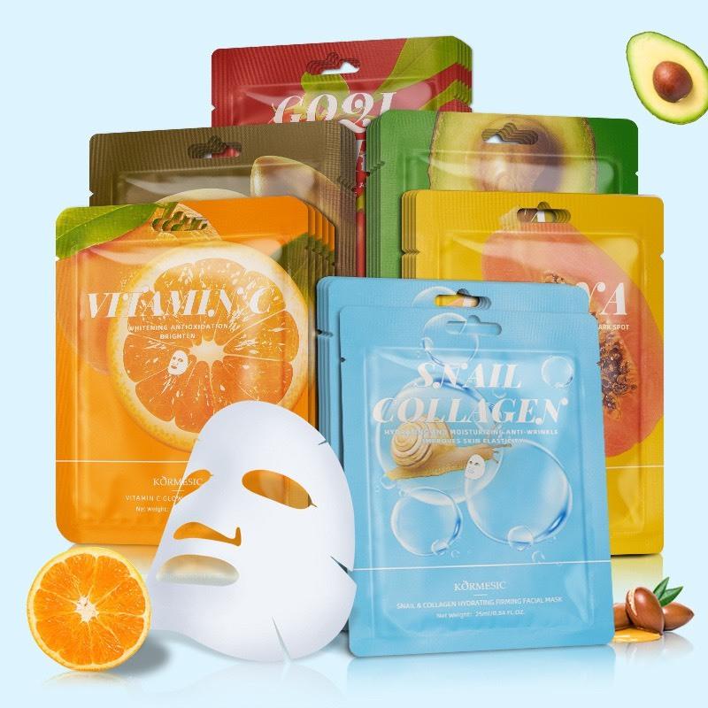 N04 Mặt Nạ giấy cấp ẩm mờ thâm dưỡng da chuyên sâu dành cho mọi loại da cải thiện làn da khoẻ mạnh mặt nạ nội địa trung 2