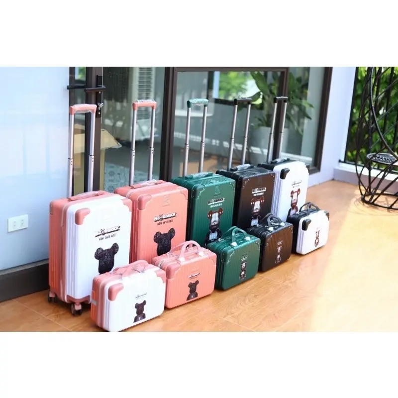 VALI NHỰA DẺO CAO CẤP GẤU BEARBRICK (20-24-cốp ) 2