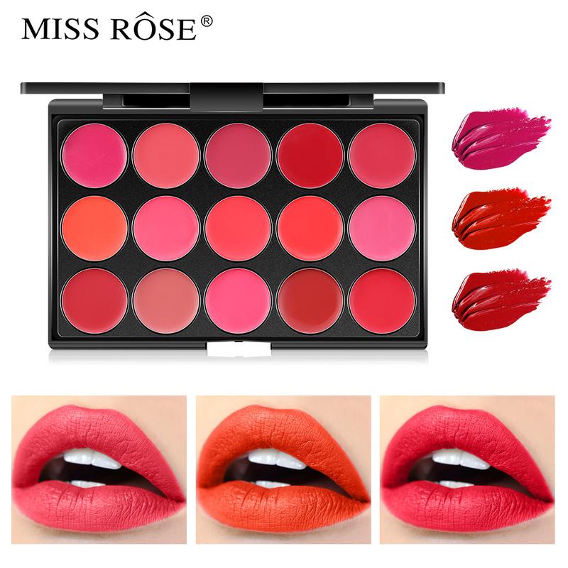 Bảng son lì Miss Rose 15 màu ( chính hãng nội địa Trung )