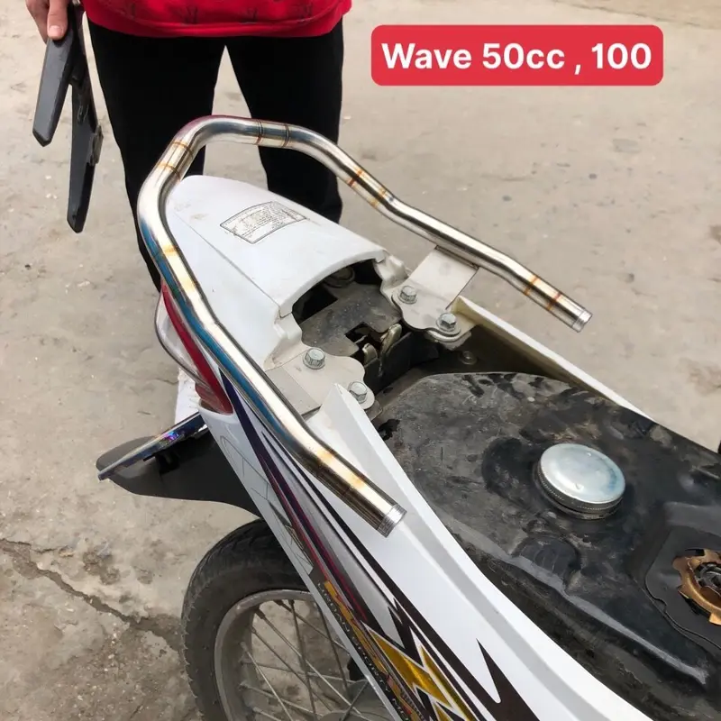 Tay sách inox 304 Khò fom trần thuận gắn wave 50cc , 100cc và 110cc Phụ Tùng Phụ Tùng 4