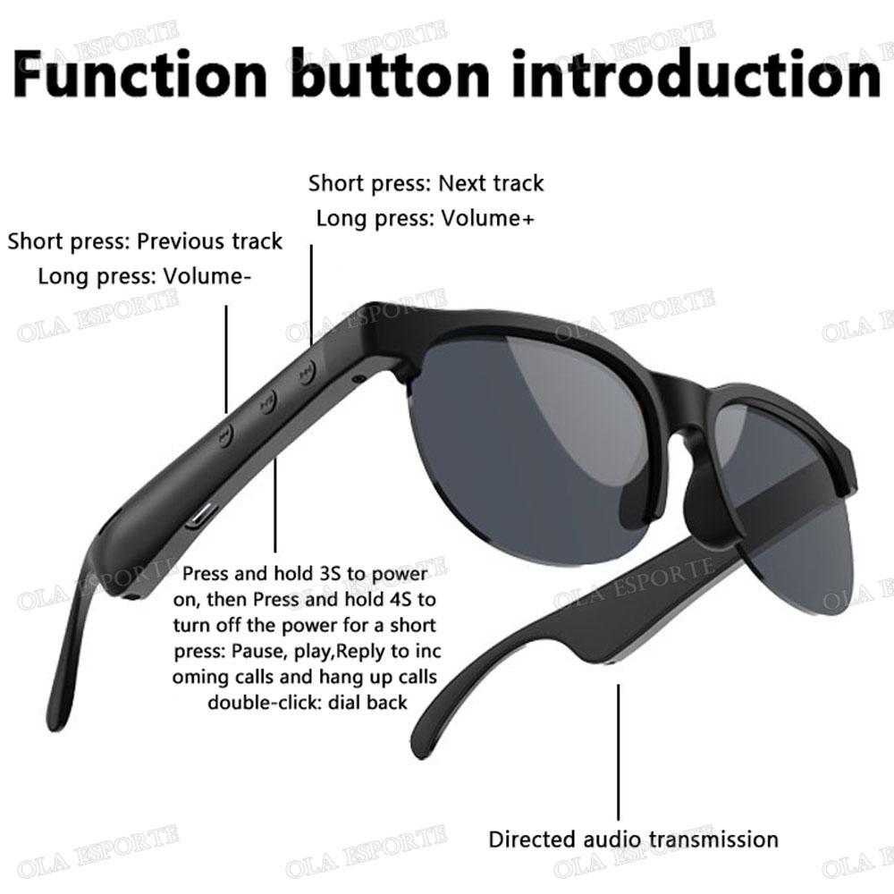 New Smart Glasses Translation Earphone BT Wireless Call Sunglasses Multi-function Outdoor Sports Stereo Headphones Smartglasses - Image 5