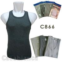 Gambar Kaos Singlet Pria Misty Round Neck Casablanca C866 Katun Distro Soft dari CasablancaWear Kota Administrasi Jakarta Barat 1 Tokopedia