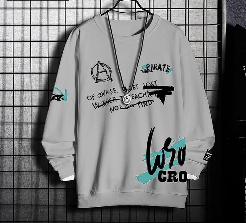 Product Introduction of Baju Sweater Pirate Motif Sablon 11