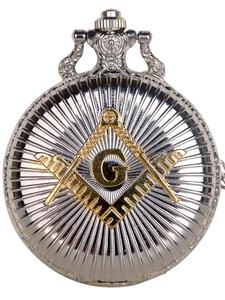 Vintage Round Dial Quartz Watch, Fashionable Pocket Watch for Men with Box & Greeting Card, Trendy All-match & Exquisite Watch for Birthday Gift