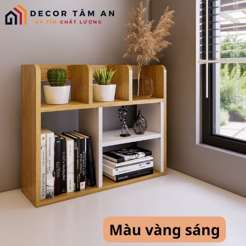 Product Introduction of Kệ sách để bàn làm việc, bàn học TÂM AN giá đựng sách gỗ giá tài liệu, để đồ decor trang trí gỗ MDF - Dài 60cm x Cao 50cm x Rộng 18cm 38
