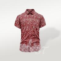 Gambar BATIK TRUSMI Kain Panjang Batik Bahan Katun Cap Mega Mendung Komb Bunga Kirbung - MERAH dari BT Batik Trusmi Official Kab. Cirebon 5 Tokopedia