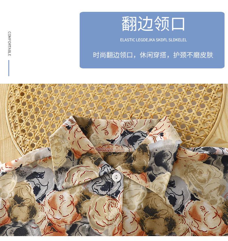 Product Introduction of Bộ Áo Sơ Mi Trẻ Em, Trang Phục Mùa Hè, Hàng Mới Về Năm 2025, Quần Đùi ngắn Tay Thường Ngày Cho Bé Trai, Quần Áo Phong Cách Hồng Kông, Bán Buôn 8