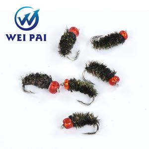 Fly Hook Nano Small Insect Fly Hook Bionic Insect Hair Hook Micro Object Special for Fishing White Stripe Horse Mouth Lure Bait