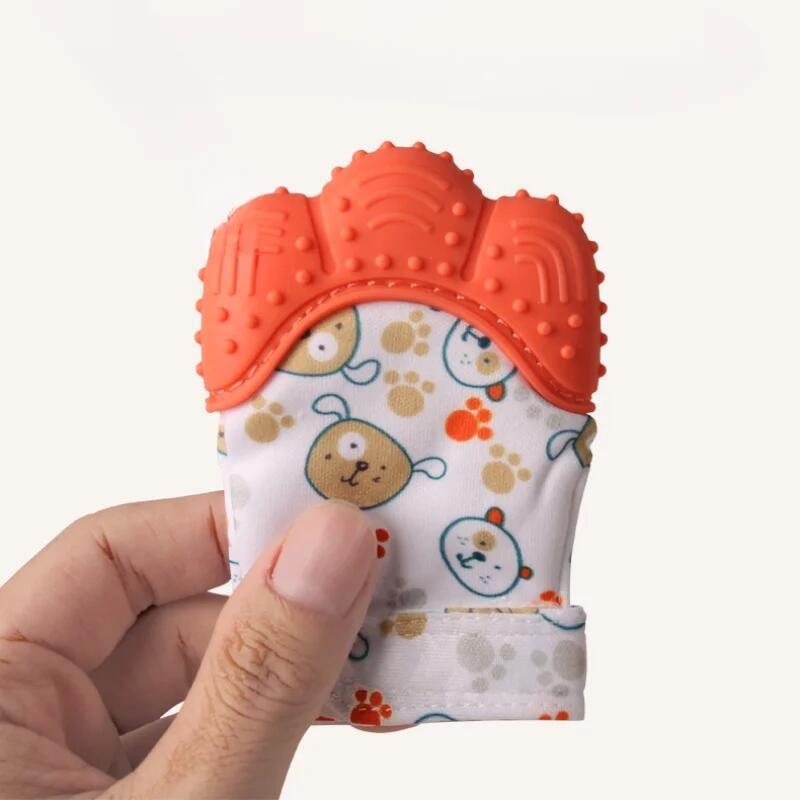 Product Introduction of Cartoon Printed Teether Mittens Chewing Gloves for Children & Babies Teethers Anti Eating Hand Teething Toys Baby Stuff 17