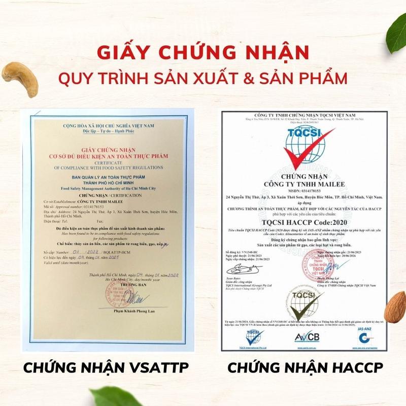 Thanh gạo lứt ăn Healthy Mailey Túi 10 Thanh vị chà bông, rong biển mix hạt, thành phần tự nhiên, không chất bảo quản 1