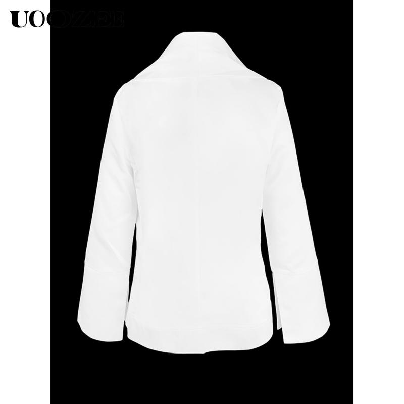 Product Introduction of Long Sleeves Loose Buttoned Solid Color Stand Collar Blouses&Shirts Tops 6