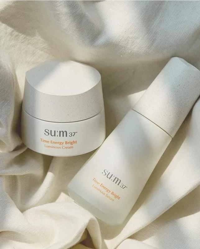 [Mới nhất] Combo 30 Gói kem hỗ trợ sáng da mờ nám SU:M37 Time Energy Bright Luminous Cream 1ml dưỡng ẩm vegan 2