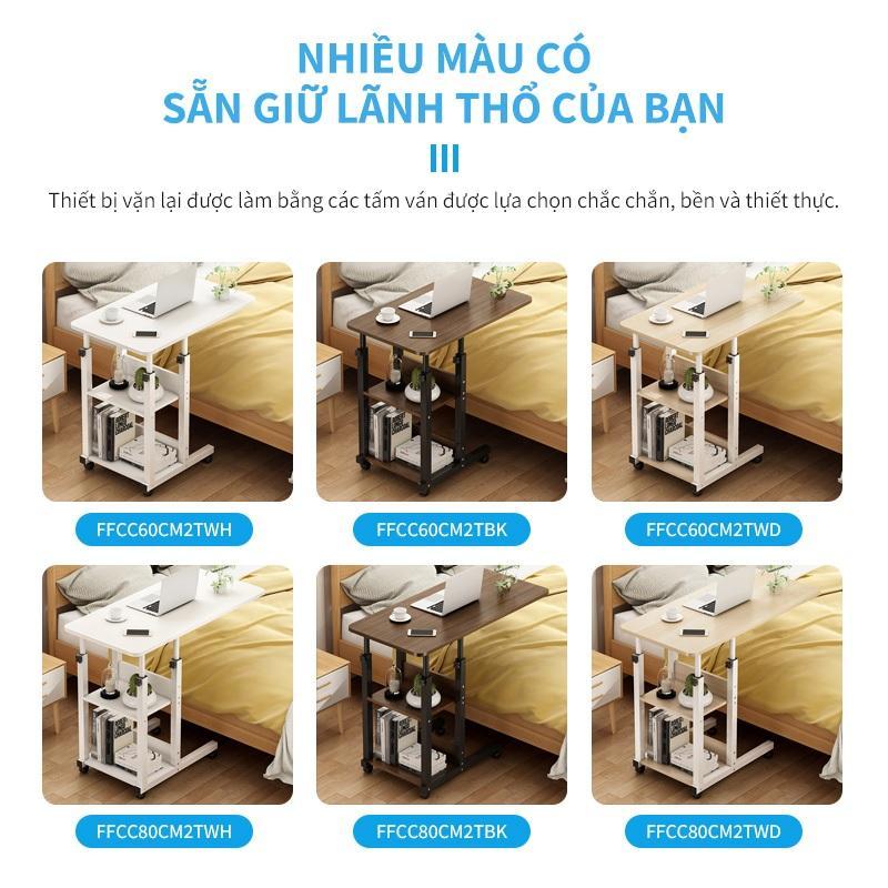 Bàn Làm Việc Bàn Học Thông Minh Đa Năng Bàn Nâng Hạ Chiều Cao Có Bánh Xe Di Chuyển Phù Hợp Mọi Không Gian 2